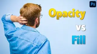 Opacity vs Fill - The Main Difference - Photoshop (HINDI)