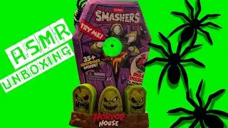 ASMR Unboxing SPOOKY Zuru Smashers Coffin Toy | Horror House Monster Surprises!