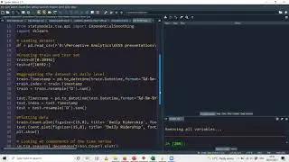 Implementing Holt Winter Forecasting Method in Python