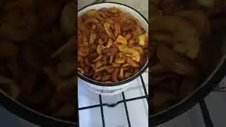 Сварила компот из сухих яблок, легко и вкусно😊
