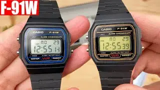 F91W and F91WG - Casio classics E01