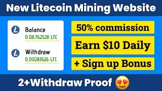 New Free Litecoin Mining Website || Best Cloud Mining Site 2023 || Free Litecoin Mining Site
