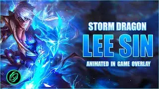 🐉🎞️ STORM DRAGON LEE SIN - ANIMATED IN GAME OVERLAY