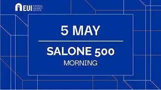 5 May - Morning • Salone dei Cinquecento – Palazzo Vecchio | 