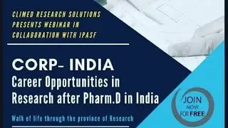 PharmD Career Opportunities in Research after Pharm D in India||Jobs after PharmD|| DoctorofPharmacy