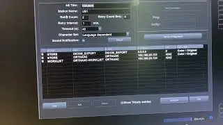 Cara setting usg Voluson E6 untuk ngirim gambar dicom ke Pacs Orthanc