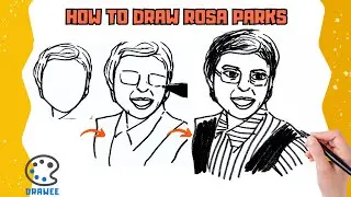 How to draw Rosa Parks