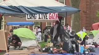 First full day of Rutgers University protests