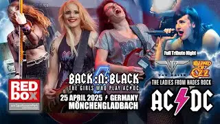 BACK:N:BLACK @ Tribute Night REDBOX with Blizzard of Ozz & Van Dalen! NEW DATE! 25 APRIL 2025 !!