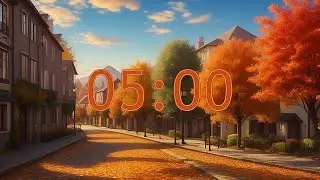 5 Minute Autumn Countdown Timer without music