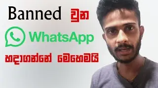 How to Unban WhatsApp Number ? | Sinhala