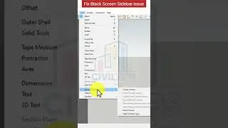 Fix black screen sidebar issues in sketchup