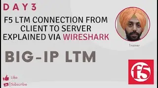F5 LTM Client Server Connectivity Explained via Wireshark | Day 3| English