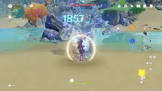 Genshin Impact C0 Navia damage showcase