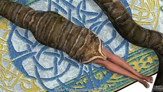 snake vore woman