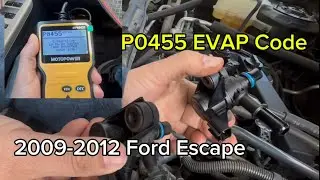 Replace Faulty Canister Purge Valve on 2009,2010,2011,2012 Ford Escape 2.5L| P0455 EVAP code