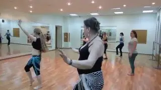 Tabla Solo. Improvisation. Урок в школе восточного танца 