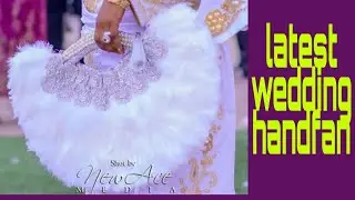 How to make the trending Bridal handfan
