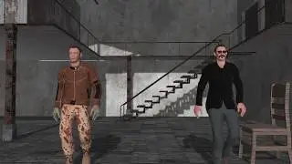 Game dialogue scene