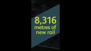Easter rail works - new rail