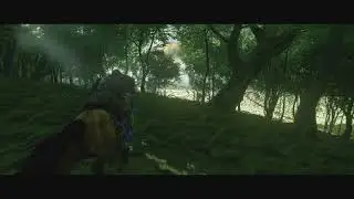 Ghost of Tsushima title opening on PS5