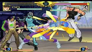 JoJo's Bizarre Adventure Beta 2.5 [MUGEN] Hol&Boingo and Jotaro part 6 Super Moves