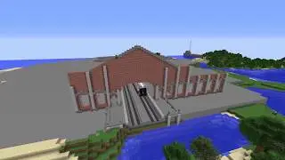 Minecraft Timelapse | 1930's harbor | Part 1 | Trainstation!