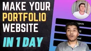 How I Make a Portfolio Website in 1 Day | Portfolio Website HTML CSS | Portfolio Design