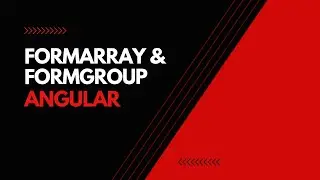 How to use Angular FormArray and FormGroup 