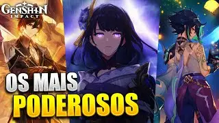 TOP 10 PERSONAGENS MAIS FORTES DO GENSHIN IMPACT NA HISTÓRIA (2.7)