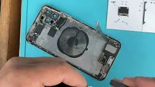 How to replace iPhone 11 Pro Max Volume button Mute switch flex - walkthrough