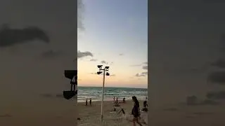 Tel Aviv Sunset Serenity: A Glimpse into Golden Hour #TelAvivSunset #GoldenHour #sunset