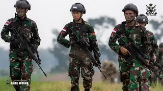 Halek Hossain | Indonesia army When the husband goes to war, his wife sends him away