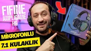 UYGUN FİYATLI MİKROFONLU 7.1 RGB KULAKLIK | Fifine Ampligame H6