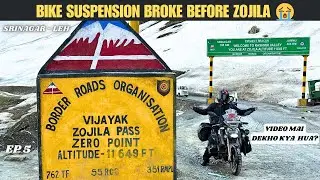 RIDING TO LADAKH WITH A BROKEN SUSPENSION | Leh Ladakh Ride on APACHE 200 4V | Ep 5