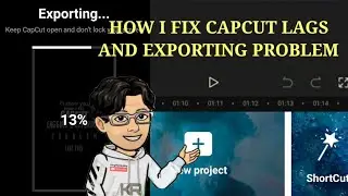 How I fix Capcut lags and export problem |Shorts
