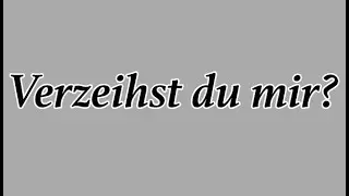 Verzeihst du mir? | Poetry von Isabella Kynto