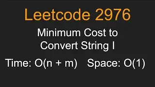 Minimum Cost to Convert String I - Leetcode 2976 - Python