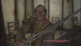 Fighting The Commander Caius With Fists Only (Skyrim)