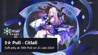 Genshin Impact - Citlali Summon (Soft Pity, 60th Pull, Capturing Radiance)