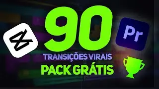 Pack de 90 Transições Grátis para Baixar: CapCut e Adobe Premiere