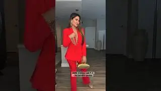 GRWM: A Holiday Look Pt. X — Red Suit With Sparkles 💫 