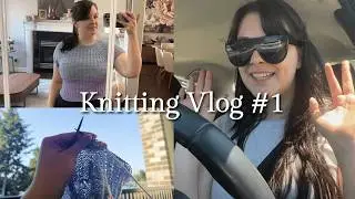 Knitting Vlog 1 I have pneumonia