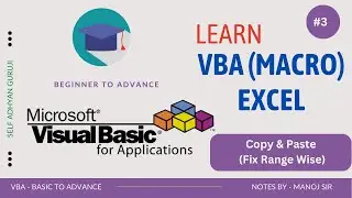 VBA - Copy Selected Data And Paste Data Using VBA CODE - VBA Tutorial