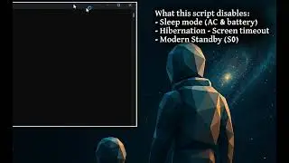 How to Disable Sleep Mode in Windows 11 PERMANENTLY (One Click Script)!
