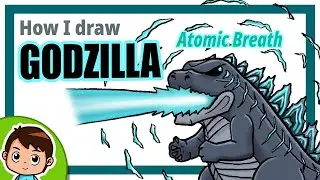 How to draw Godzilla - Atomic Breath