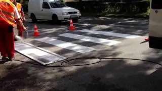 Ako ma zablokovali kvoli malovaniu prechodu prechodcov :-)