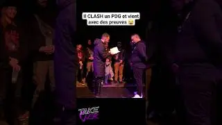 Il SORT les PREUVES devant le PDG d'une boîte ! #battlerap #humour #clash #rapcontenders