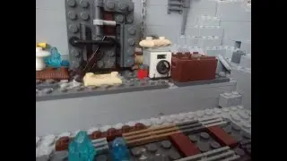 лего самоделка метро 2033 станция склад ( часть 2 )