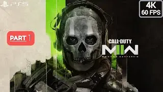 CALL OF DUTY MODERN WARFARE 2 PS5 Gameplay Walkthrough [4K 60FPS]-FULL GAME PART 1- No Commentary